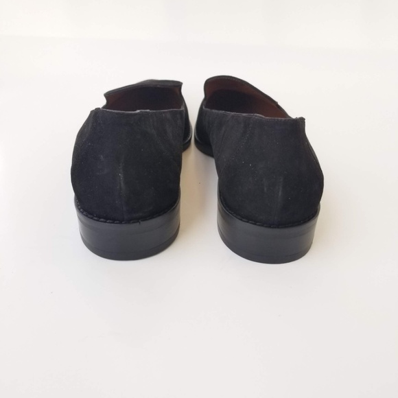 Aquatalia Golda Black Suede Loafer Sz 8.5 - Picture 7 of 8